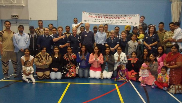 UK Blood camp group photo