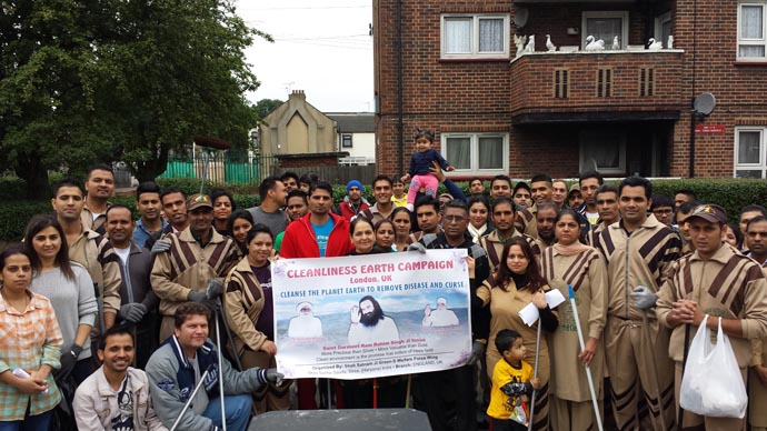 cleanliness campaign in East Ham, London