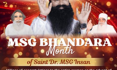 58th MSG Bhandara Month